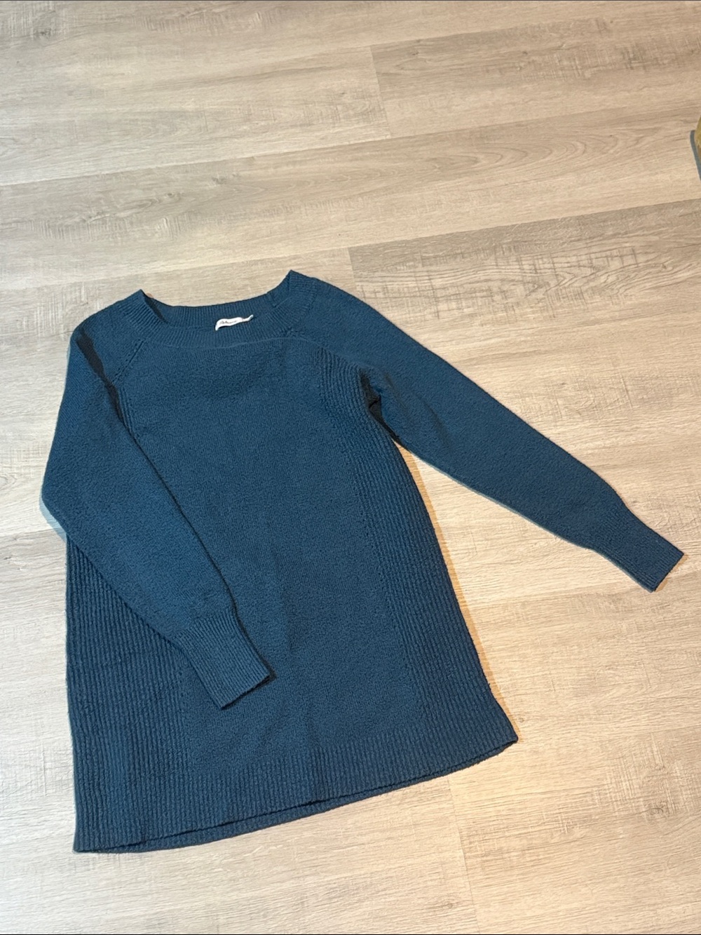 Reitmans Dark Teal Crewneck Knit Sweater